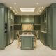green and gold Classic kitchen designed by shahrokh alipour