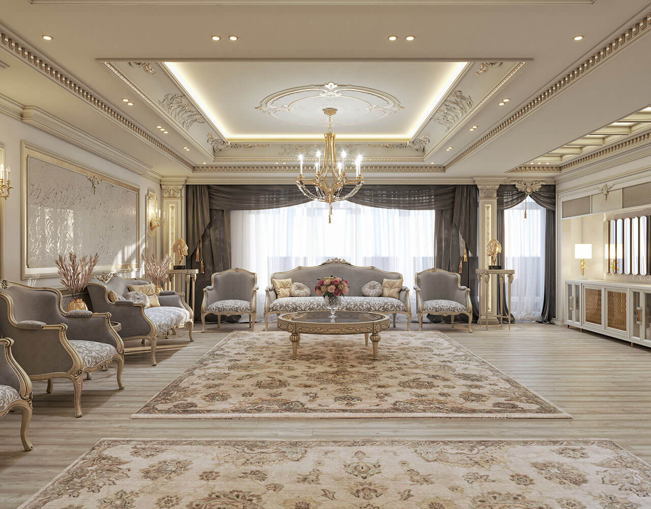 Luxury Classic interior Designed By Shahrokh Alipour