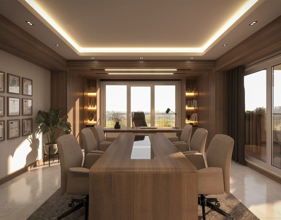 modern office minimal designed by architect Shahrokh Alipour