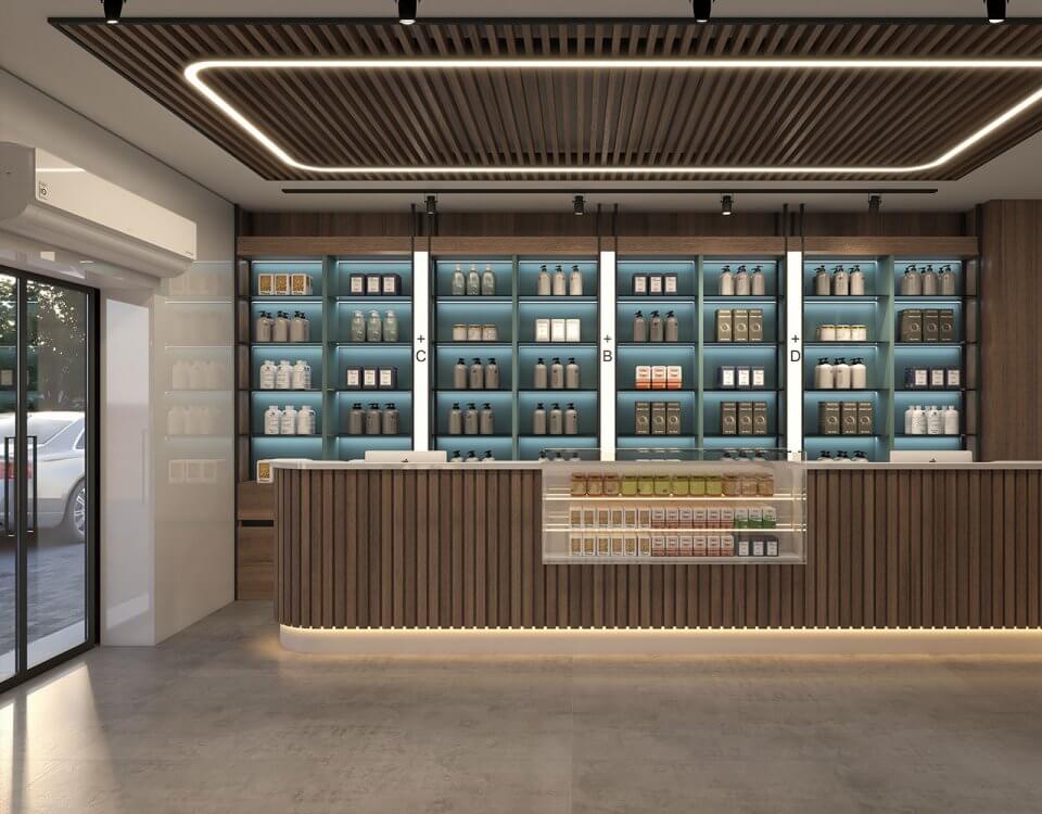 Modern Pharmacy Designed by ShahrokhAlipour