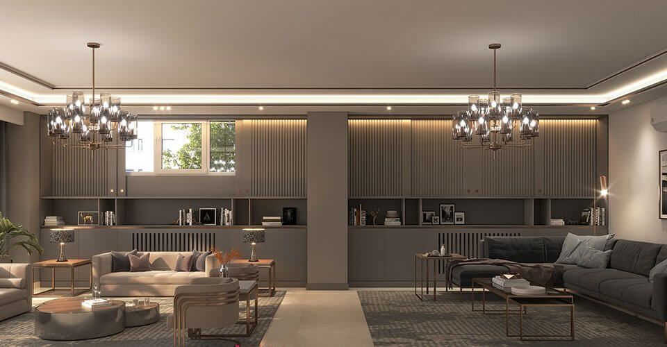 modern interior design of apartment building by shahrokh alipour