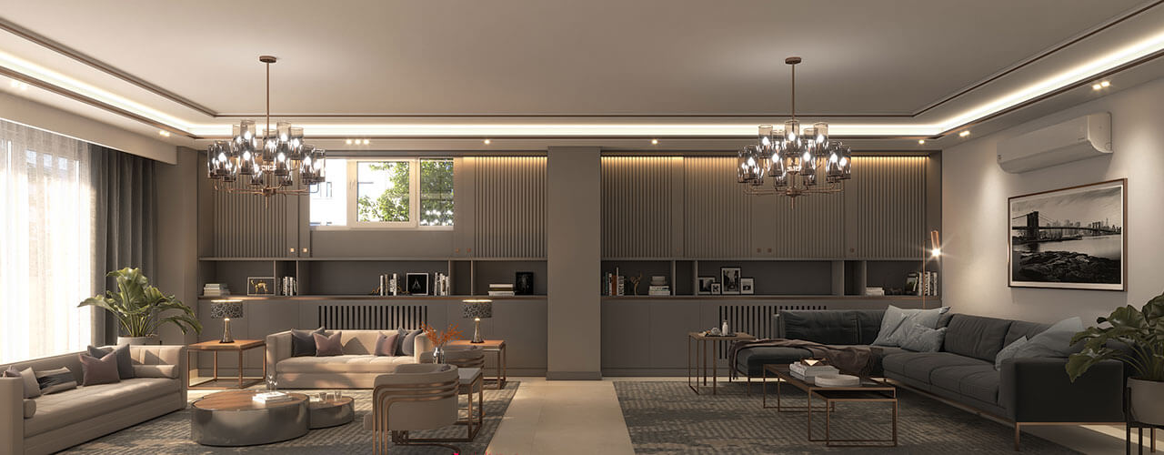 modern interior design of apartment building by shahrokh alipour